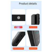 New Wireless Lavalier Microphone Live Broadcast Short Video Radio Microphone Noise Reduction Wireless Microphone