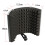 Microphone Isolation Screen Mic Sound Absorbing Screens Adjustable for Broadcasting Podcasts Recording Singing Studio 7