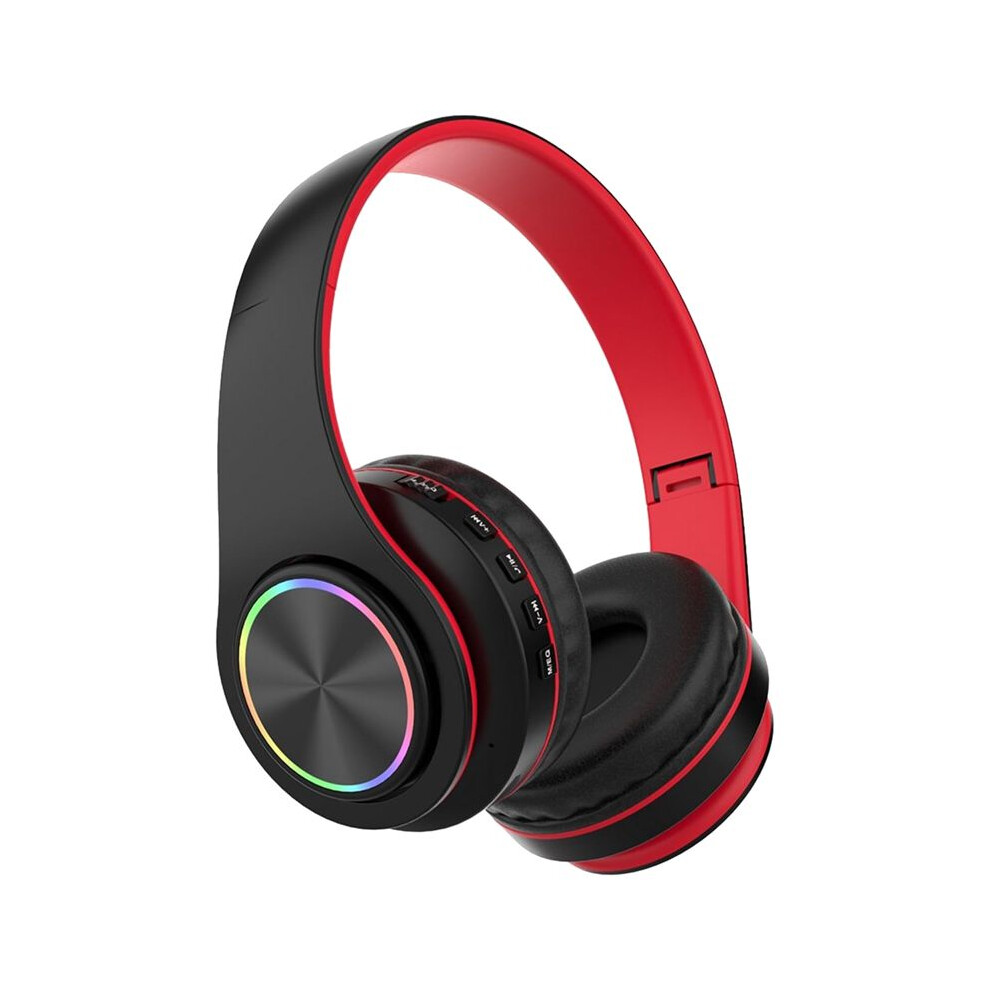 Headphones,Intelligent Wireless Headset Hifi Stereo Foldable Headset For Home Office Black 4712989250036