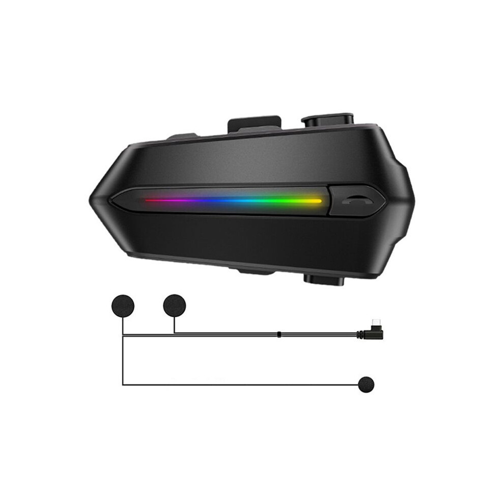 Motorcycle Helmet Headphone 5.3 Noise Reduction Waterproof Cycling Large Capacity Charging Headphone Soft Mic 6032343098516