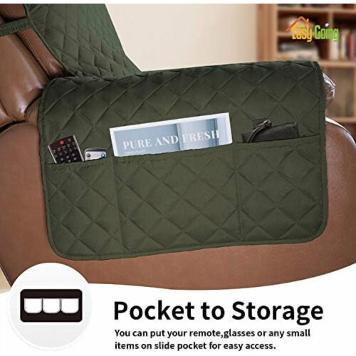 Funda extragrande para sillón reclinable – Acolchada, resistente al agua, 2