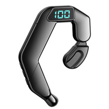 Nuevo Auricular V19 Conducción Ósea Tipo Colgante para la Oreja Pantalla Digital No Interna Negocios Deportes Tipo Abierto