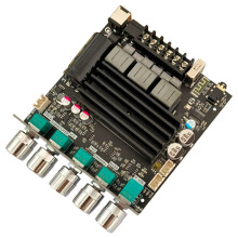 ZK-ST21 Digital Amplifier Board 2.1 Channel 100Wx2+200W Subwoofer Chip TPA3221 HiFi Stereo Amplifier Board(A)