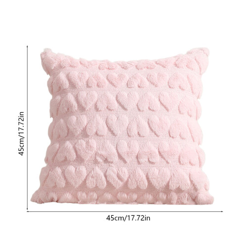 Coussin décoratif en forme de cœur 45x45cm Coton 2