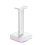 Headphone Bracket Display Rack RGB Backlight  Mounted Stand Holder Desktop Organizer Vertical Bracket Hanger,White 1