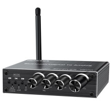 New Audio Receiver Adapter 5.3 Player U Disk Microphone Amplifier Audio Speaker Converter with Remote Control