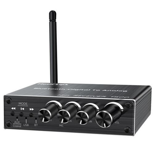 New  Audio Receiver Adapter 5.3 Player U Disk Microphone Amplifier Audio Speaker Converter with Remote Control
