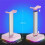 Headphone Bracket Display Rack RGB Backlight  Mounted Stand Holder Desktop Organizer Vertical Bracket Hanger, 5