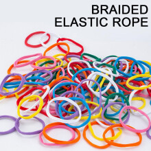 SSKFHGI 192pieces Weaving Loom Loops Elastic Potholder Loops Assorted Colors