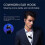 LED Power Digital Display  Wireless Headphones Retractable Collar Clip Single Headset Retractable with Wire 4