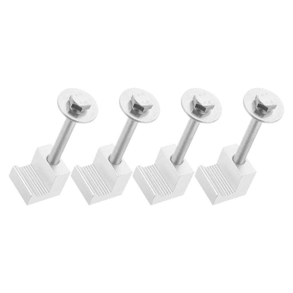 Frcolor 4Pcs Truck Tool Box Mounting Kit Aluminum Alloy J Hook Crossover Toolbox Tie Box Bracket And Truck Position For Pickup Truck 9027700489738