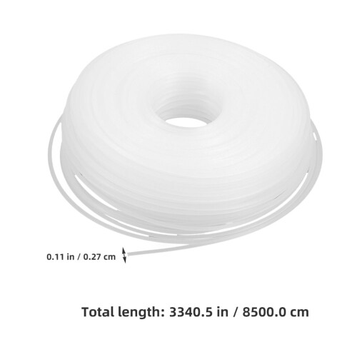 Witte nylon trimmerdraad 0,085 inch x 420 voet 1
