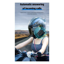 Neues Motorradhelm--Headset, Wasserdichtes Headset, Rauschunterdrückung, Kabellose Freisprecheinrichtung, IP67, Wasserdicht