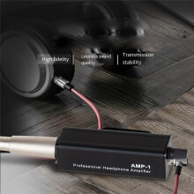 Portable Headphone Converter Xlr to 3.5mm Headphone Amplifier Converter with Aluminum Alloy Body for Stage Performance