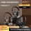 Cuffie Over-Ear Classiche Retrò da Studio Cuffie Wireless Stereo Bluetooth5.3 Touch Control Auricolari Tipo C,C 2