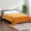 Peanuts Snoopy VelvetLoft Plush Blanket King90x108Orange 3