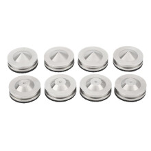 4 Set Speaker Stand Stainless Steel HiFi Audio Speaker Isolation Spike Stand Feet Pads Base