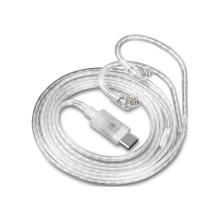 KZ Silver Plated 2pin Cable Type C Upgrade Earphone Wire for ZS10 Pro, ZSX, ZSN PRO, ZSTX, AS10 Original Replacement MIC