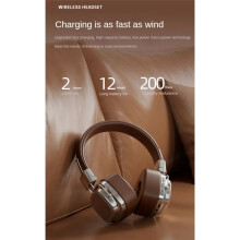 Klassieke Over-Ear-Headsets Studio DJ Stereo 5.3 Draadloze Retro-Hoofdtelefoon Touch Control Type C-Oortelefoon