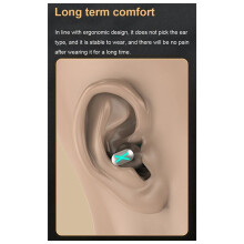 TWS -Compatible Earphones in-Ear Noise Cancel Mechanical Style Wireless E-Sports Gaming Headsets Gray