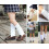 Weiße, japanisch inspirierte Stricksocken für Damen 6