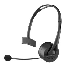 SY-T490 BT V5.3 Headset with Mic -Mounted Wireless HiFi Headphones Hands-Free Call Headset for Call Center Office B