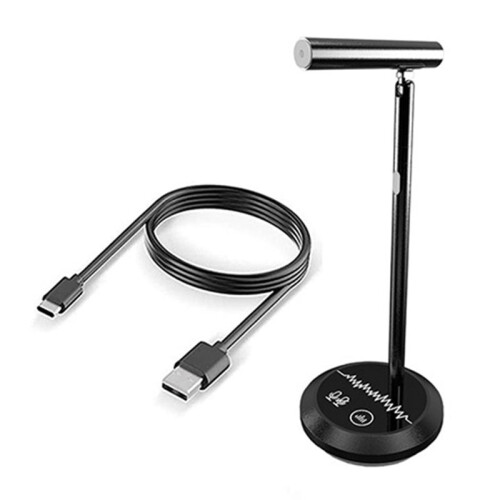 Condenser Desktop USB Microphone for PC Laptop Computer Game Live Recording Online Conference 1