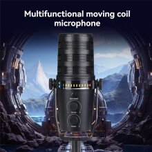 Metalowy USB/XLR Dynamiczny Przewodowy Mikrofon MIC MV7 Mikrofon do Podcastów, Nagrywania, Transmisji na Żywo, Gier