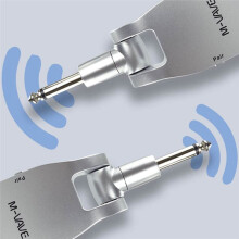 WP-1 Wireless Guitar System 2.4G Transmitter & Receiver Rechargeable 30M Range for Electric Guitar & Bass