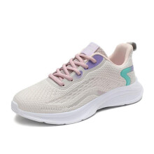 Tênis de caminhada feminino, leve, respirável, em mesh com suporte para o arco do pé.