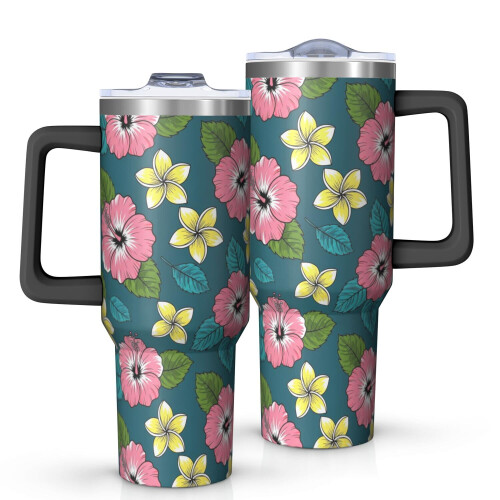 Pioneer Isolierbecher mit Blumenmuster, 1,2 Liter