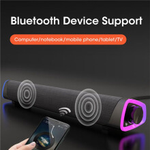 Głośnik Komputerowy 4D Dźwięk Radia Subwoofer Głośnik do Laptopa Notebook PC Odtwarzacz Muzyczny (Biały)