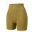 Damen-Radlerhose mit hohem Bund, einfarbig, elastisch 4