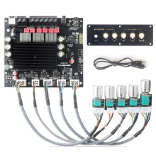 NEW S200HS-W  5.2 Subwoofer Digital Amplifier Board 2.1 Channel 100W+100W+200W Wide Voltage 12-24V Stereo Hifi