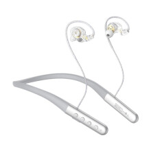Cuffia In Metallo con Suono Surround di Tipo C, per Musica da Gioco, Doppia Modalità, con Cavo da Appendere al Collo e Microfono