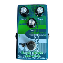 Ginean Guitar Reverb Effects Inverted Reflection Cabin Reverb Effect Pedal for Electric Guitar Bass