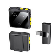 Intelligente Ruisonderdrukking 2.4G-Chip Draadloze Lavaliermicrofoon Perfect Ontwerp voor Telefoon Live-Uitzendingen Plug