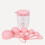 Set di 7 pezzi con cucchiai dosatori e misurini in plastica rosa 5