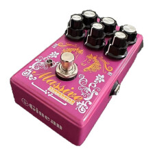 Guitar Distortion Overdrive Effect Pedal, Depth ,Level,3-Band Parametric EQ Sound Modifier,Overdrive Guitar Pedal