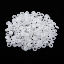 Home Screw Decoration Tapping Screw Cover Screw Hole Covers Pack of 10 White, 12MM