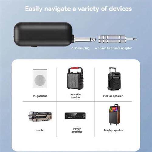 Rechargeable UHF Microphone Headset -Wear Wireless Microphone for Voice Amplifying in Conference Teaching 1
