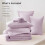 Light Purple Twin Comforter Set 5-Piece 5