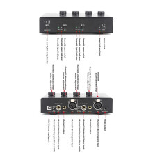48V Dynamic Microphone Condenser Mic Amplifier Audio 48V Phantom Power Charging for Live Sound Card Speaker B