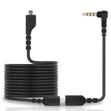 Replacement Cable Supporting RGB Game Dac Cord for Arctis 3 5 7 Pro + Wired Wireless Gaming Headsets