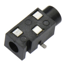 100 Stück PJ320B 3,5-mm-Kopfhörer-Audiobuchse 3/4-Polig Audioschnittstelle DIP/SMD