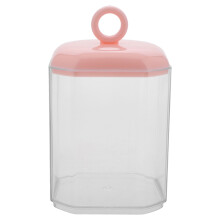 Étui rose en plastique pour mini cotons-tiges (1 paquet)