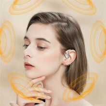 Wireless  Translation Headset Supports 142 Languages for Real- Translation Open Earphone Translator Black