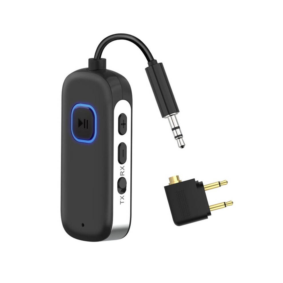 2 In 1 Audio Transmitter Receiver 3.5Mm Aux Multipoint Hifi Stereo Aptx-Compatible/Hd/Ll Wireless Adapter 4713114399682