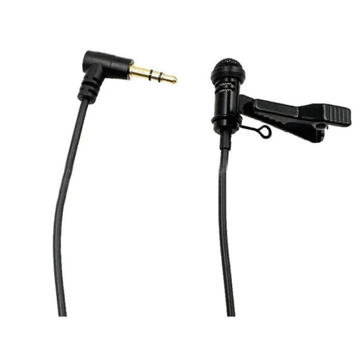 3.5mm Lavalier Microphone+Windproof Cover Kit Lavalier Mic Clip- External Buttonhole Mic for  Microphone 1.5M 2