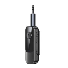2-in-1--Sender, Audio-Empfänger, 3,5 mm AUX TF mit Mikrofon, Freisprecheinrichtung, Stereo-Musik, Kabelloser Adapter für TV, PC, Auto